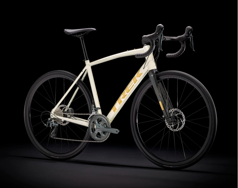 Trek Domane AL 4 Disc Road Bike in White-1